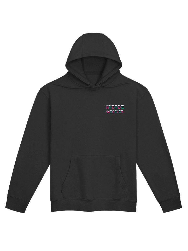 Arcade Warrior Holiday Logo Unisex Pocket Logo Embroidered Hoodie 2025 product image (7)