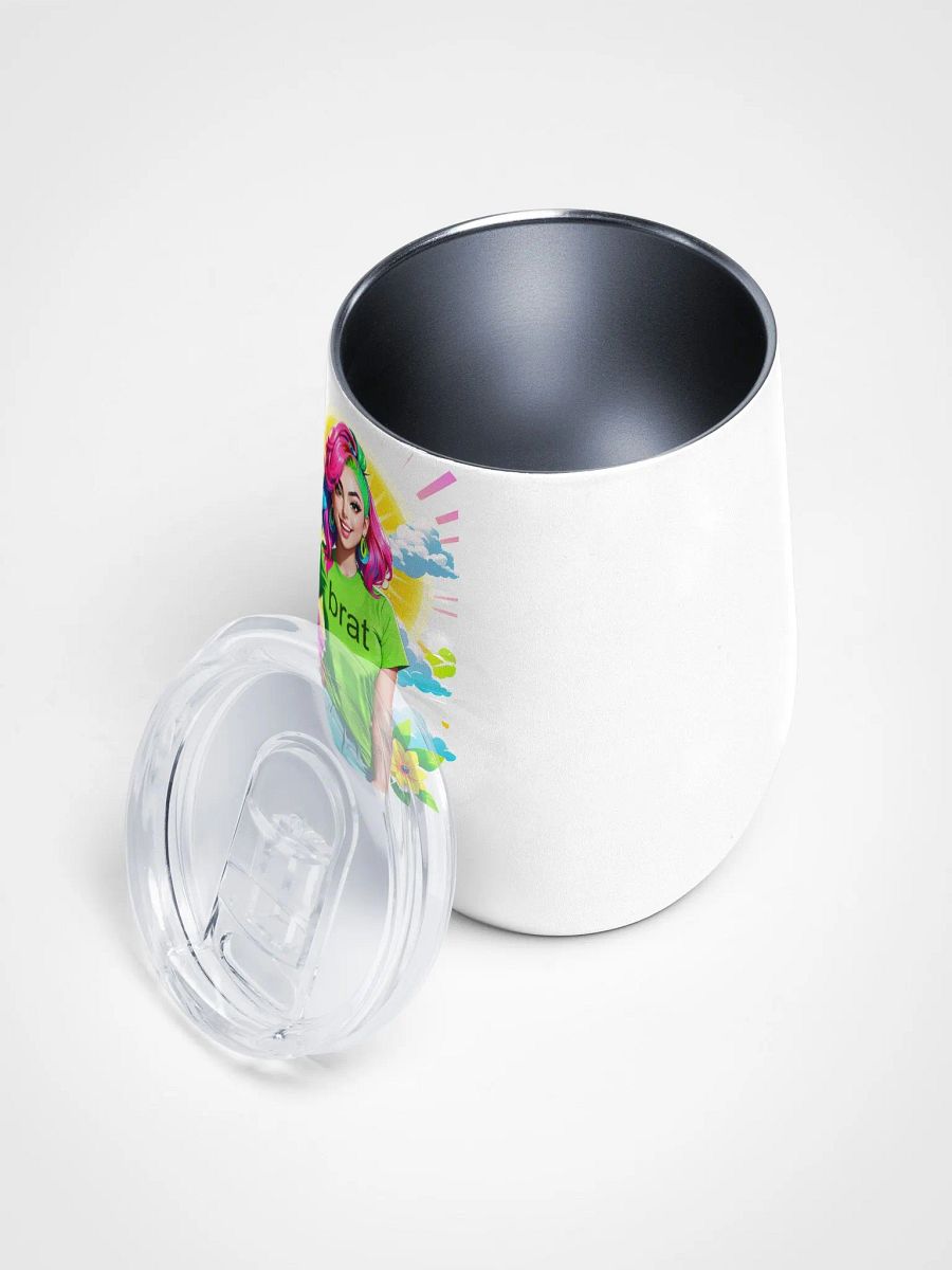 Brat - Wine Tumbler Cup - 12 oz - High-Grade Stainless Steel - v5 product image (3)