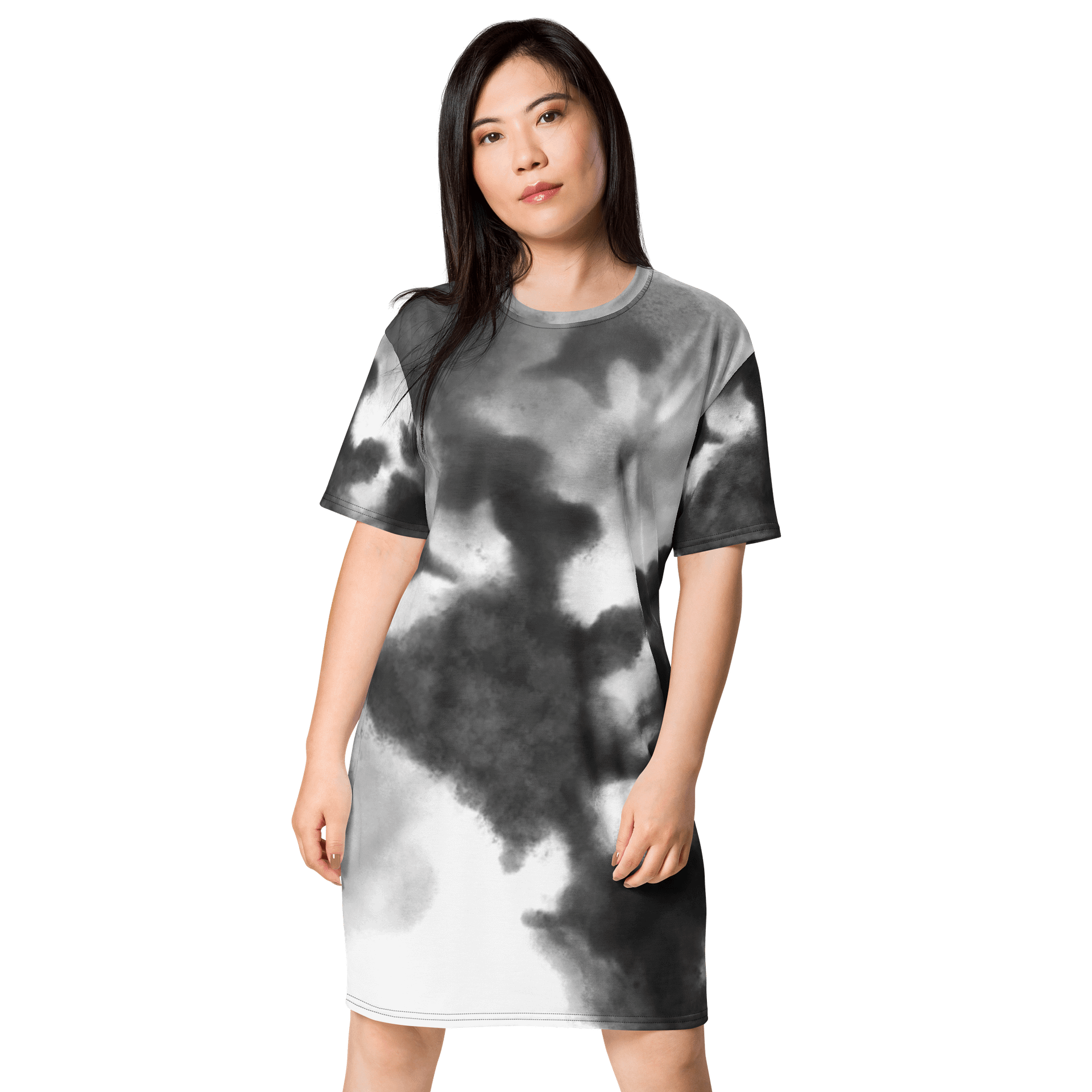 Exclusive Purple Galaxy Print T-Shirt Dress - Only at TDS Music product image (1)