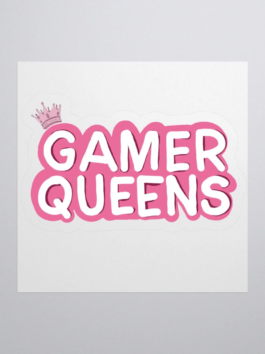GAMER QUEENS simple sticker product image (1)