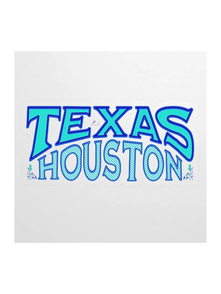 Dynamic Texas Houston Kiss-Cut Sticker product image (1)