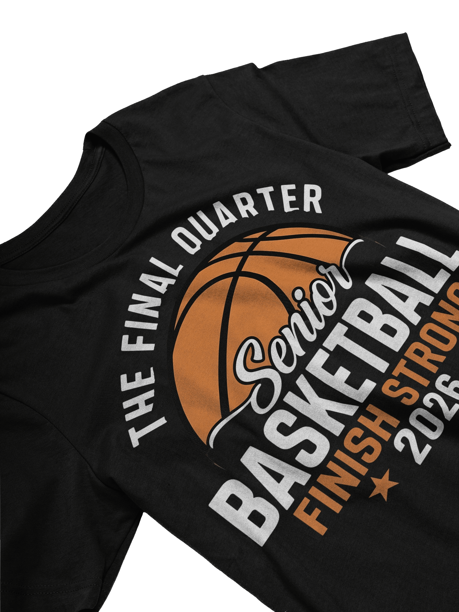 Senior Basketball Finish Strong 2026 T-Shirt product image (9)