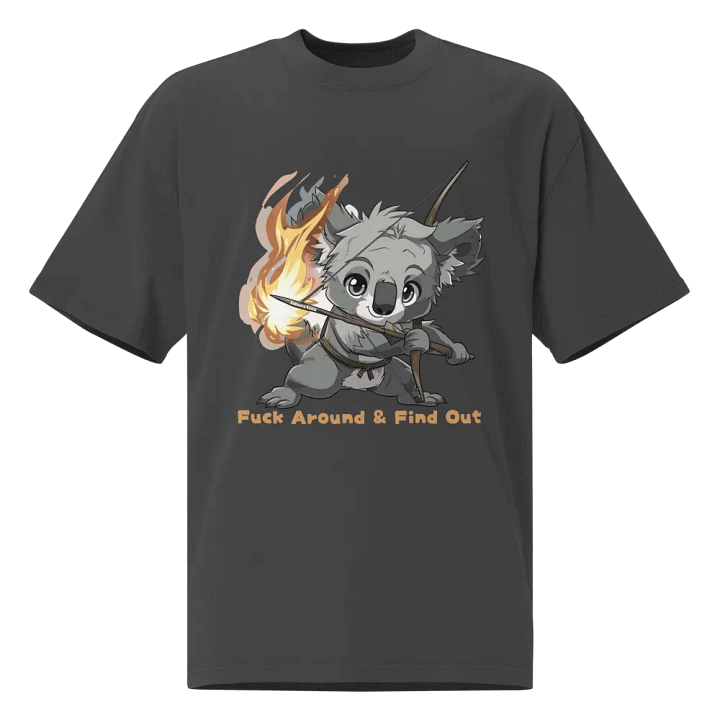 Fuck Around & Find Out Oversized Faded T-Shirt product image (2)