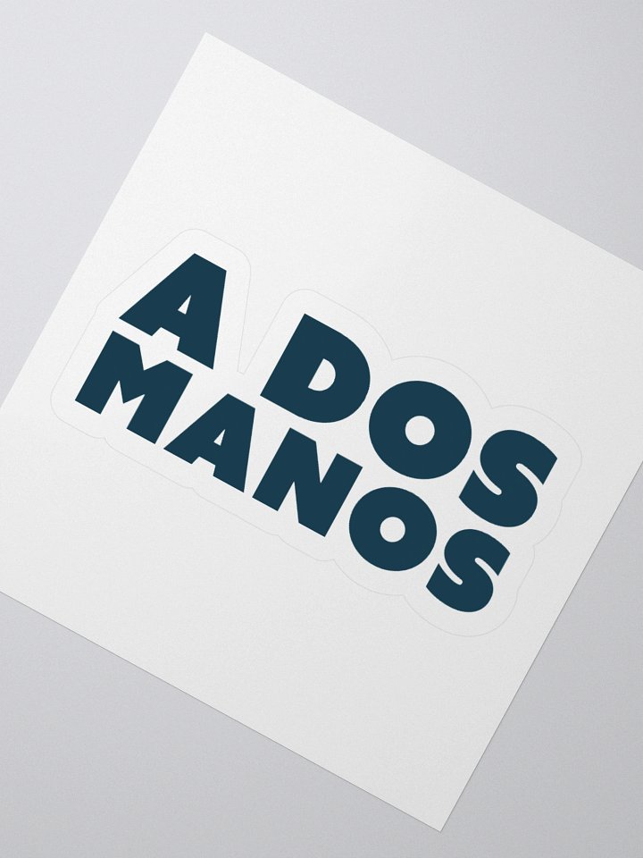 A dos manos sticker product image (2)