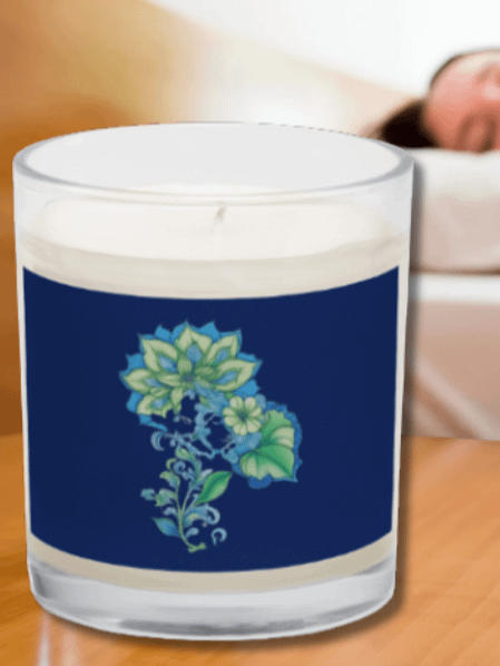 Cool Blue Florals - Soy Candle product image (2)