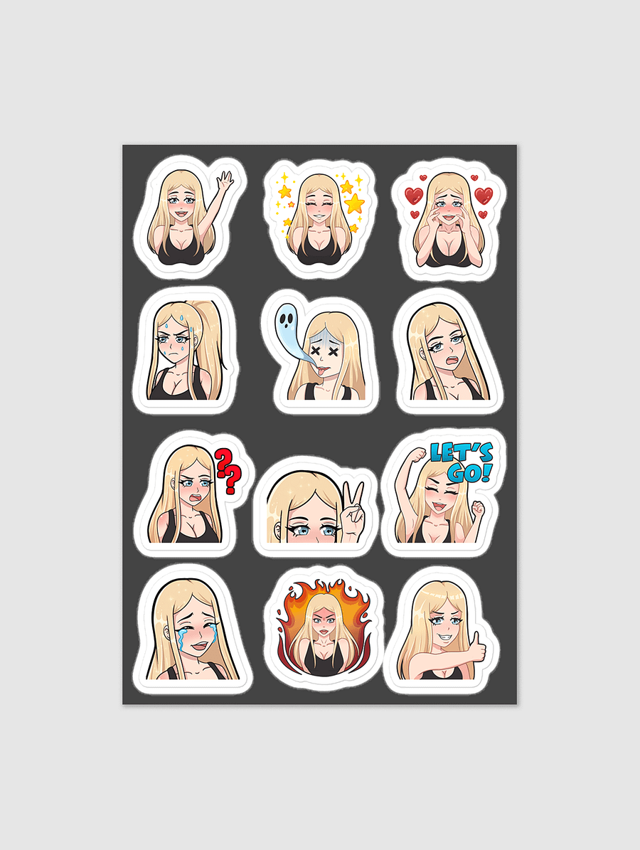 Emote Sticker sheet product image (1)