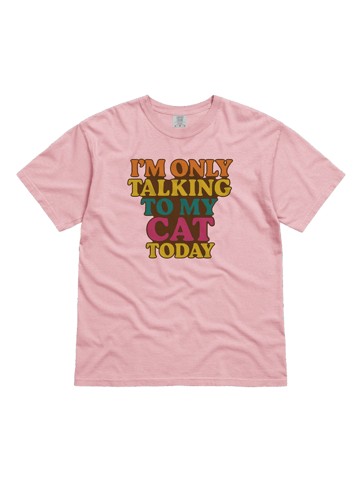 Cat Chat Only Tee product image (10)