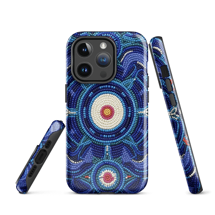 Spirit of the Blue Faux-Beads iPhone® Tough Case product image (3)