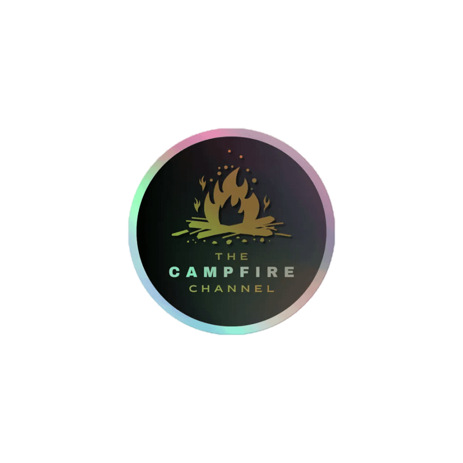 Campfire Holographic Sticker product image (1)