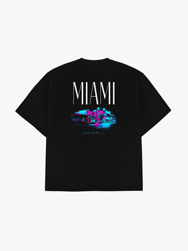 Black Miami T-Shirt product image (1)