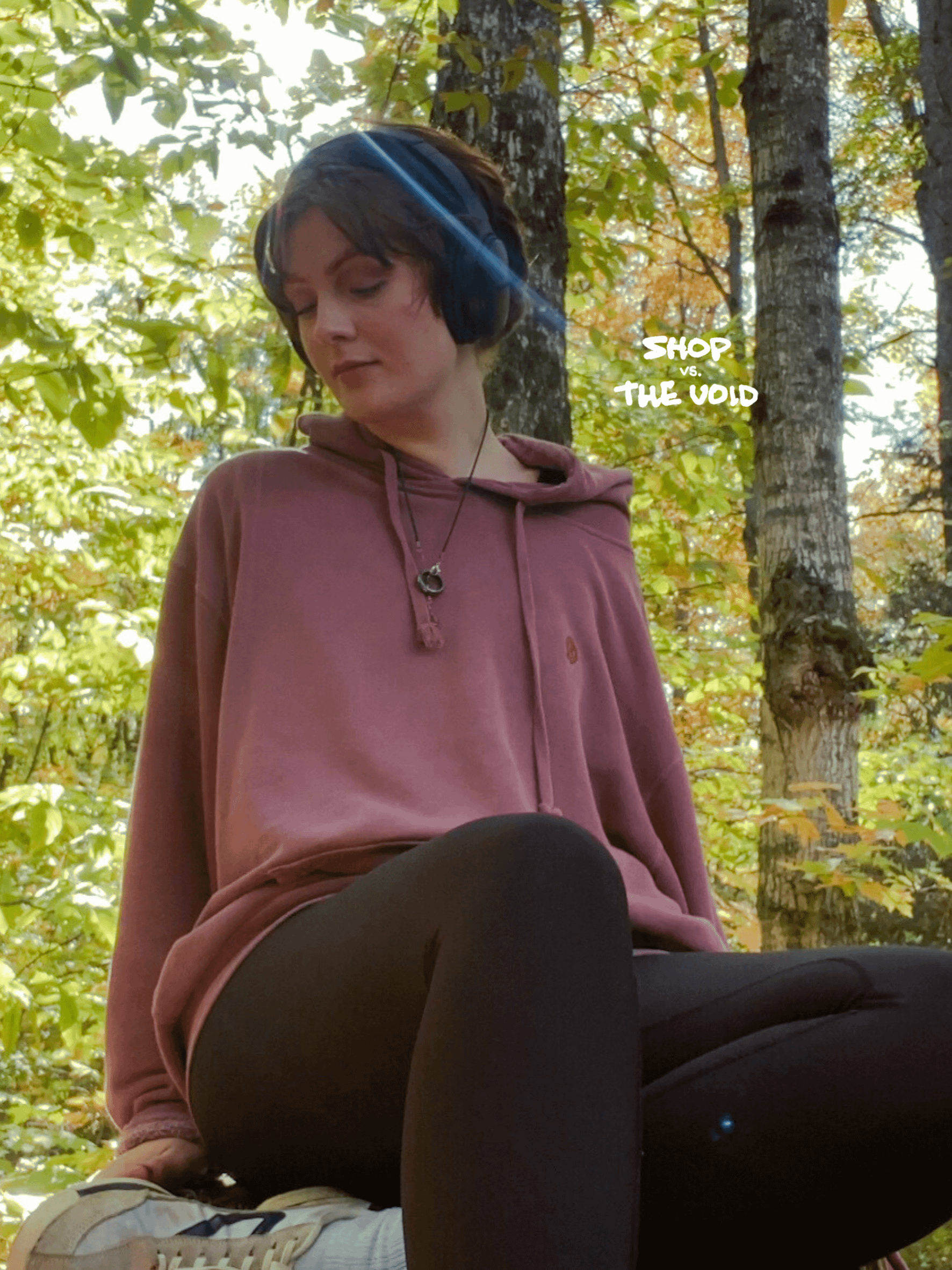 EXCLAIMING MENTALLY (sm. rose design) embroidered pigment hoodie product image (3)