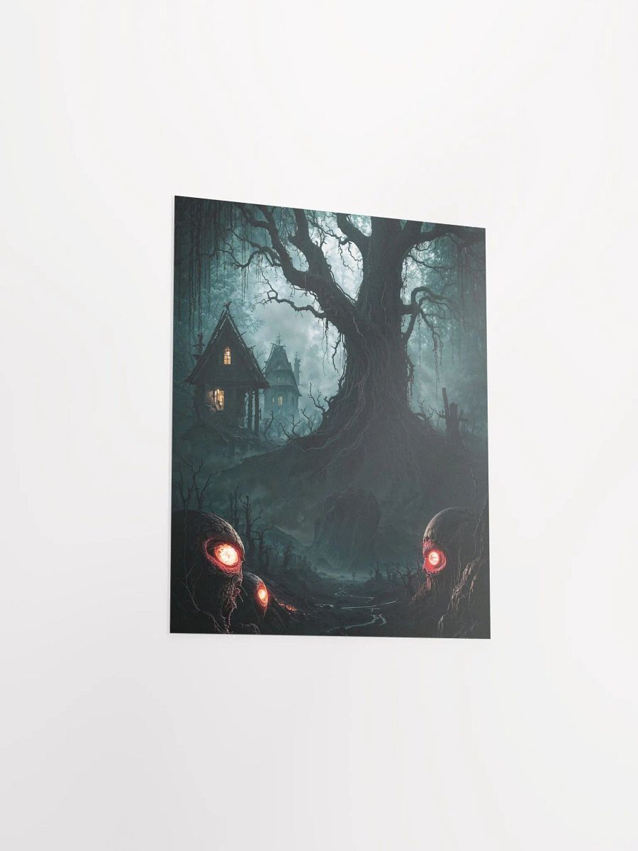 Eerie Forest Shadows Matte Poster product image (19)