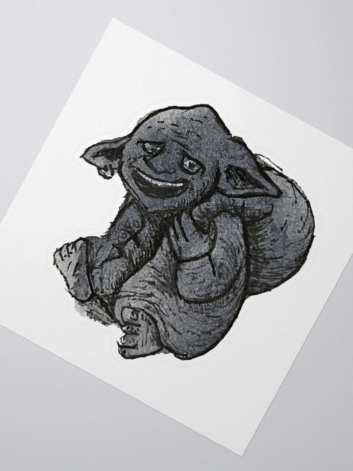 Watercolour Blobs Sticker- Payne's Gray product image (2)