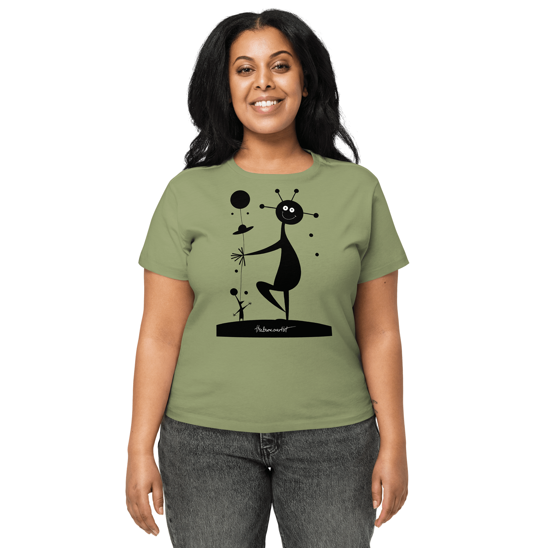 Cotton Heritage Women's High-Waisted Tee product image (1)