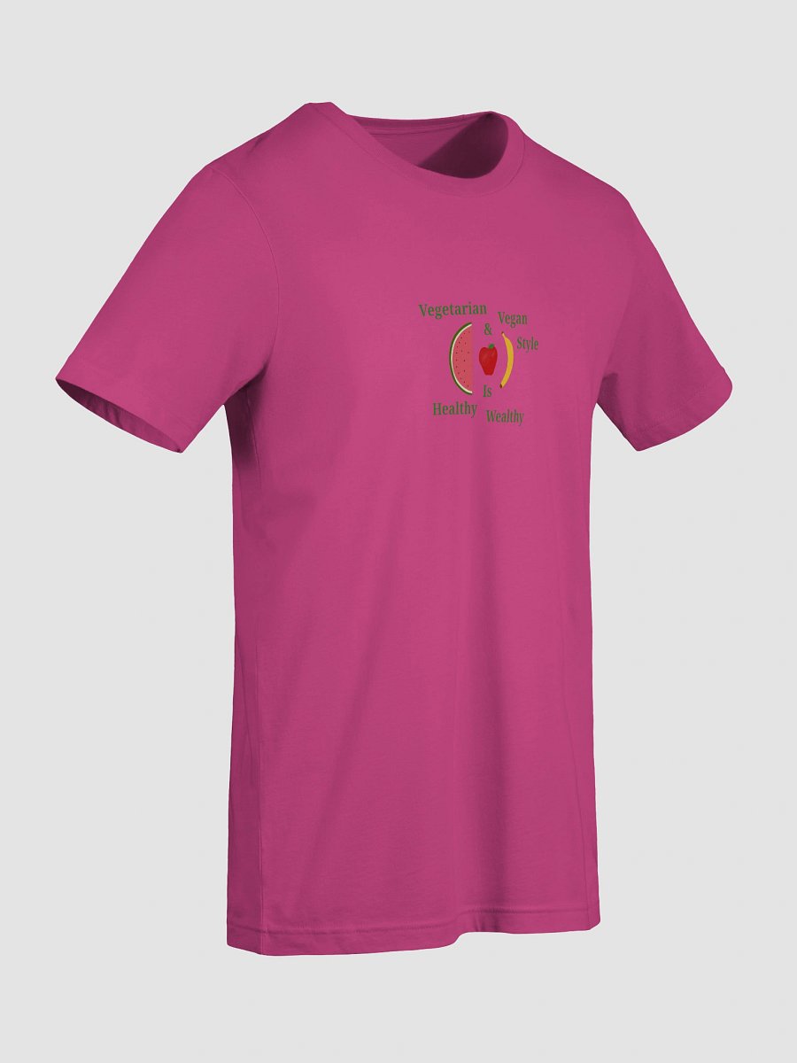 Healthy = Wealthy Vegan T-Shirt product image (9)