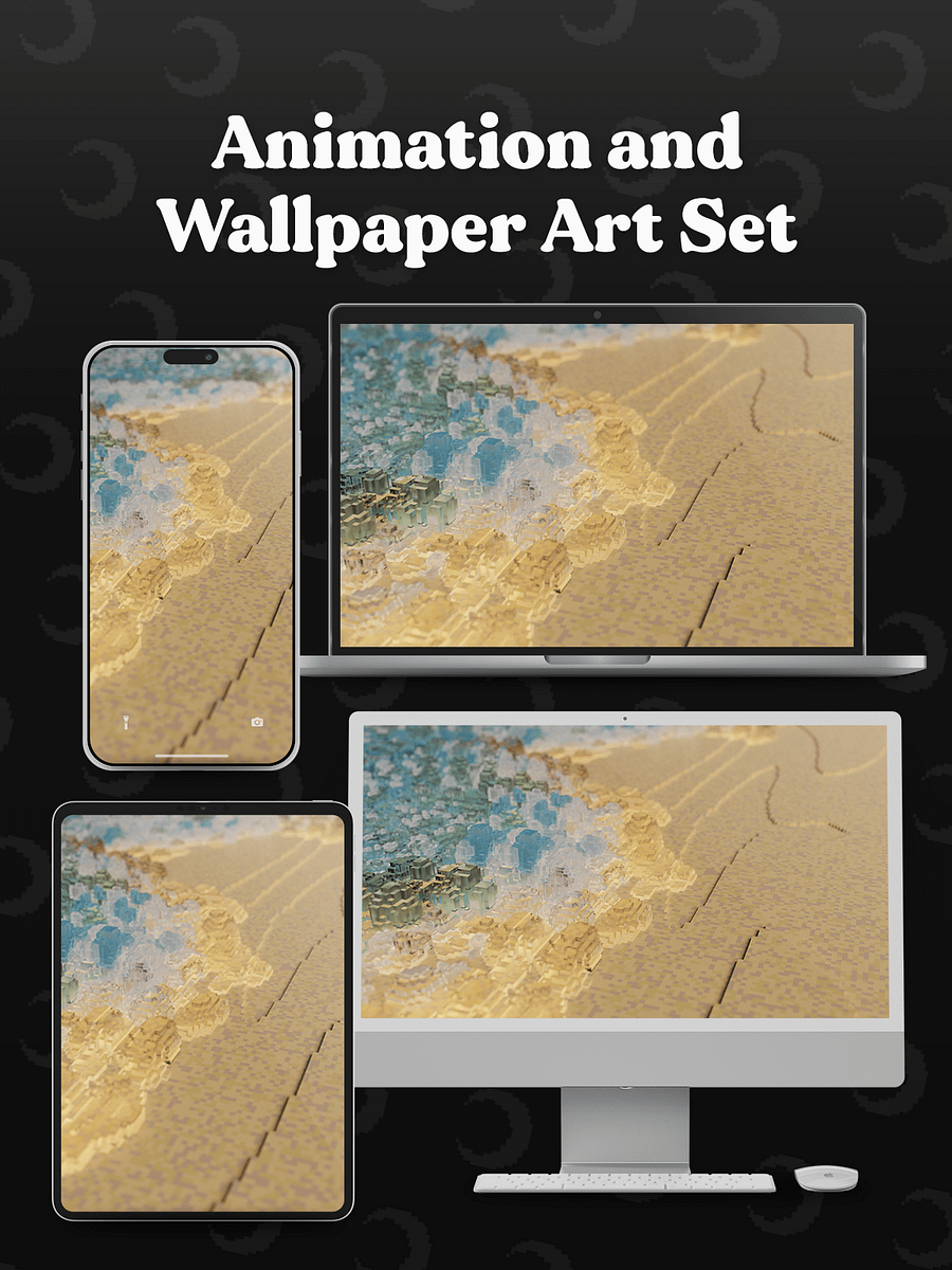 Sunset Horizons 🌙 Animation and Wallpaper Art Set product image (4)
