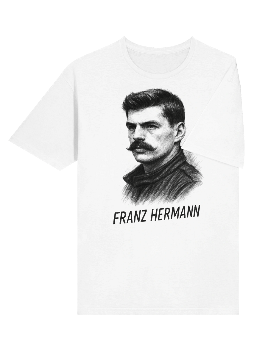 Vintage Franz Hermann Monochrome Portrait T-Shirt product image (6)