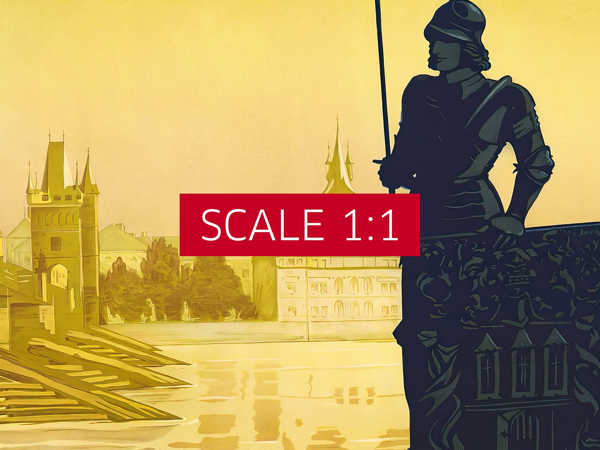 Prague Czech, 1920s — Retro travel poster, vintage travel print product image (5)