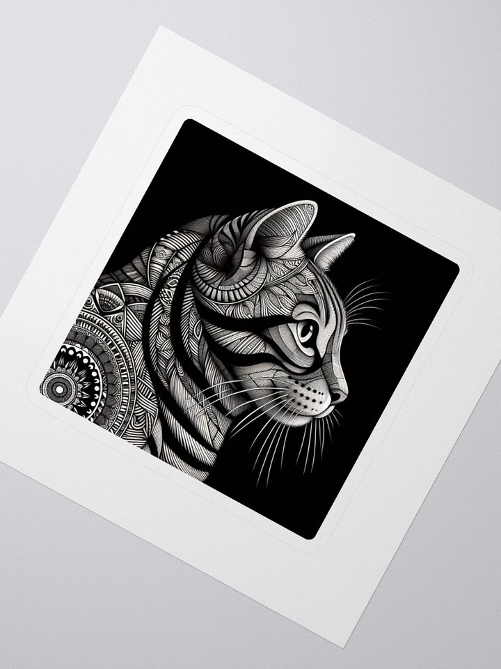 Whiskered Whimsy Kiss Cut Stickers product image (2)