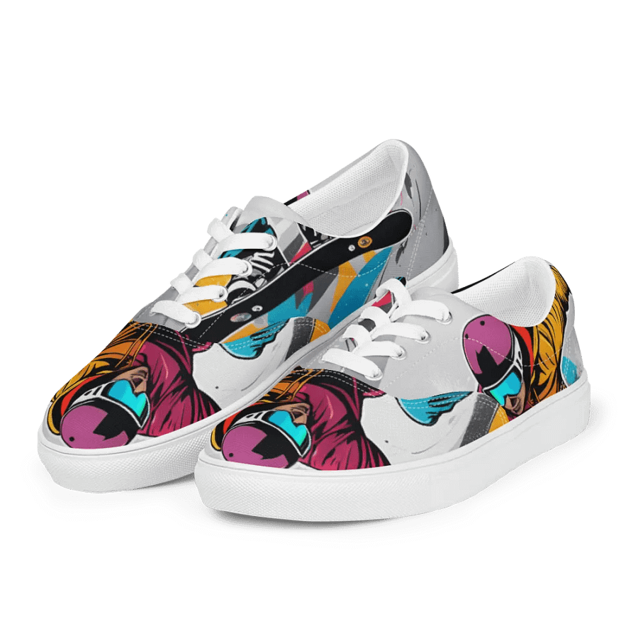 Energetic Snowboarder Canvas Shoes product image (4)