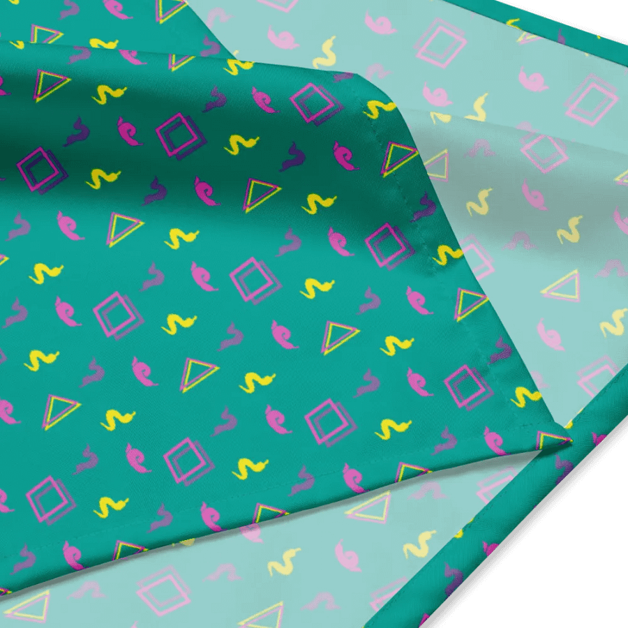 Oh Worm? teal bandanas product image (3)
