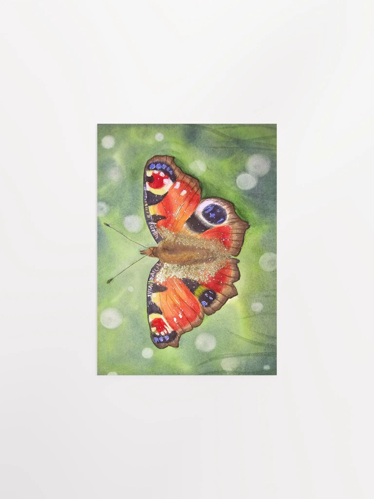 Isabel the Peacock Butterfly - print product image (1)