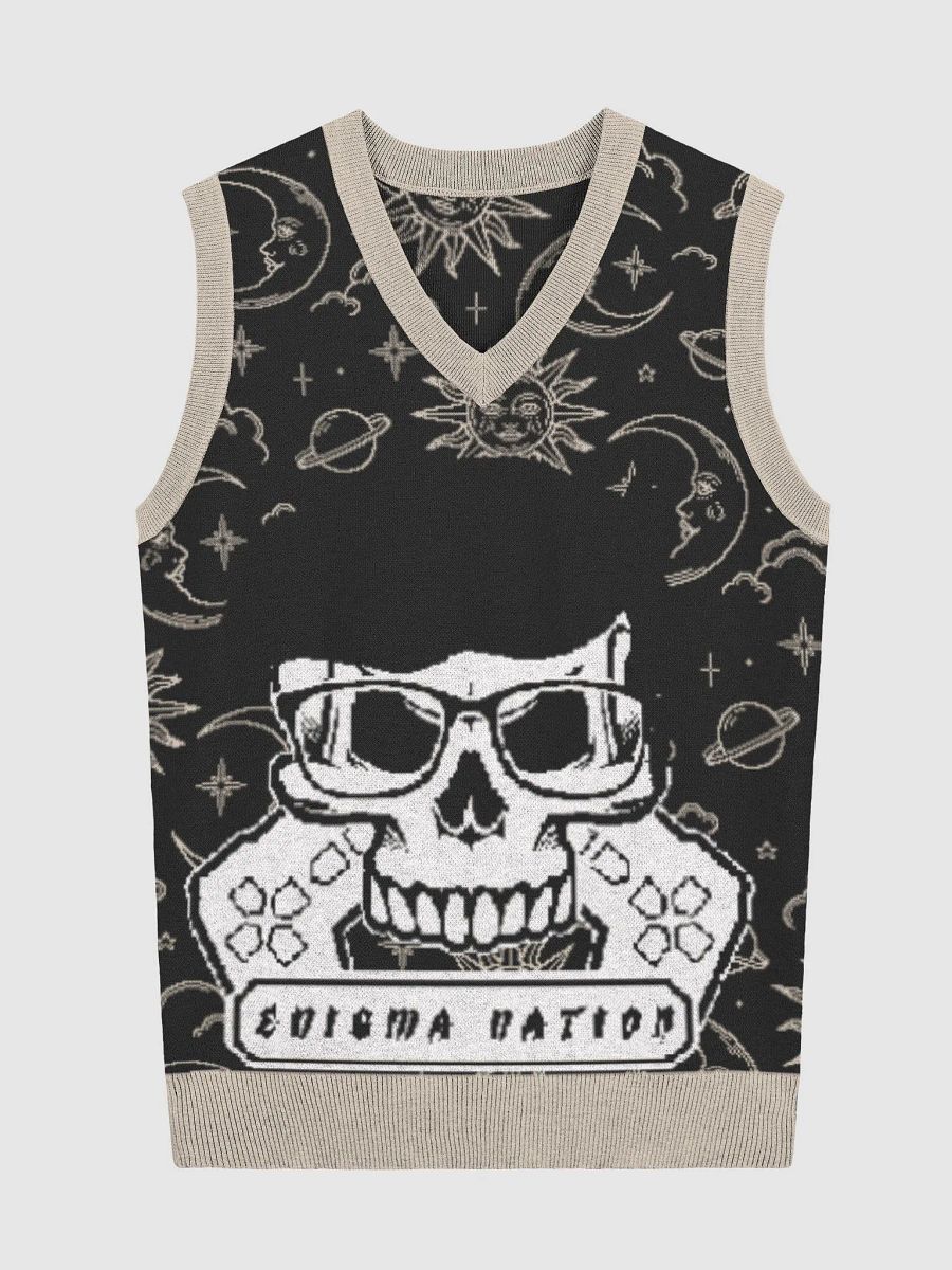 Enigma Nation Knitted V-Neck Vest 11 product image (4)
