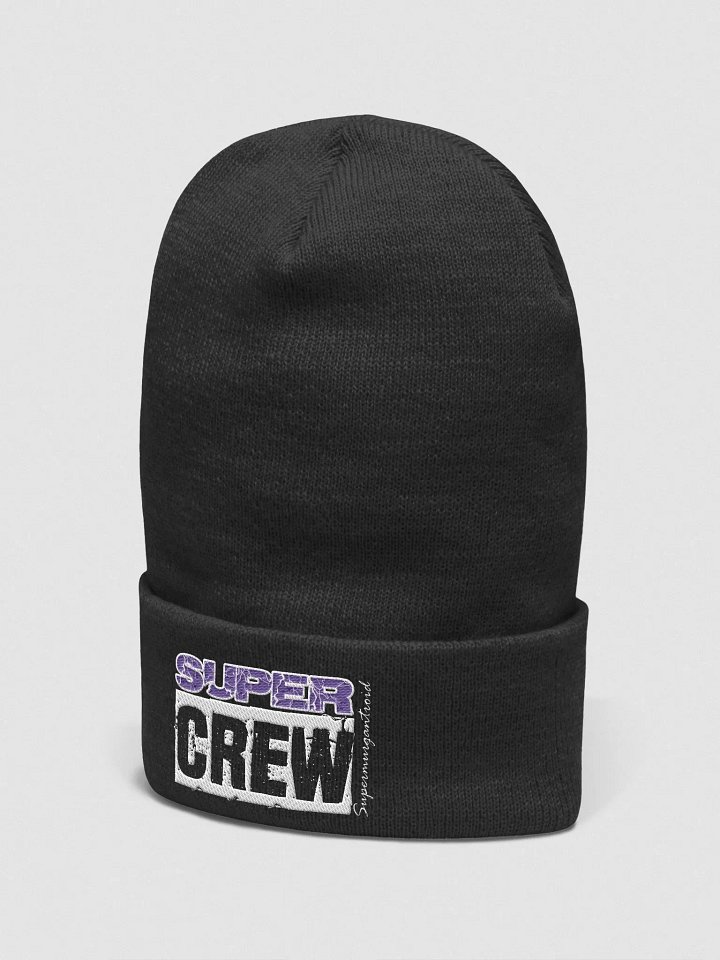 Super Crew - Purple Signature Series Dark Long Beanie product image (2)