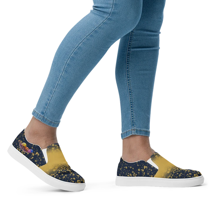 Flying Nurbs - Women's Slip-On Canvas Shoes product image (2)