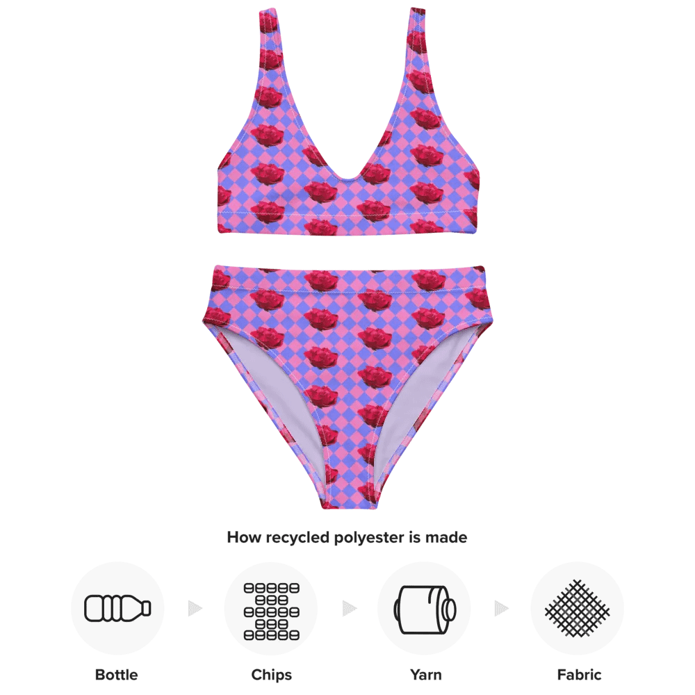 Rosy bikini {melon and periwinkle} product image (9)