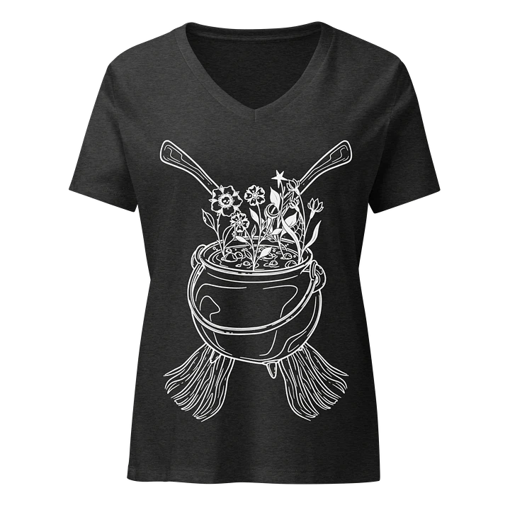 Henbane Coven Crest Bella+Canvas Women's Relaxed V-Neck T-Shirt product image (1)