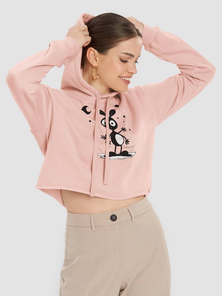 Bella+Canvas Fleece Crop Hoodie product image (1)