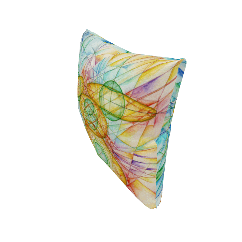 Poinsot's Paper Spaceship 1+2 - Physics of the Gyroscope Pillow product image (3)