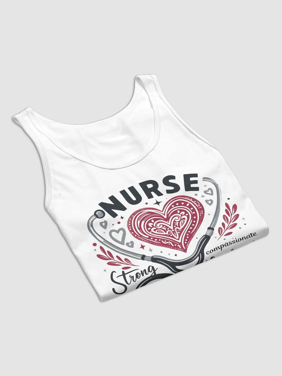 Nurse Love Stethoscope Heart Tank product image (24)