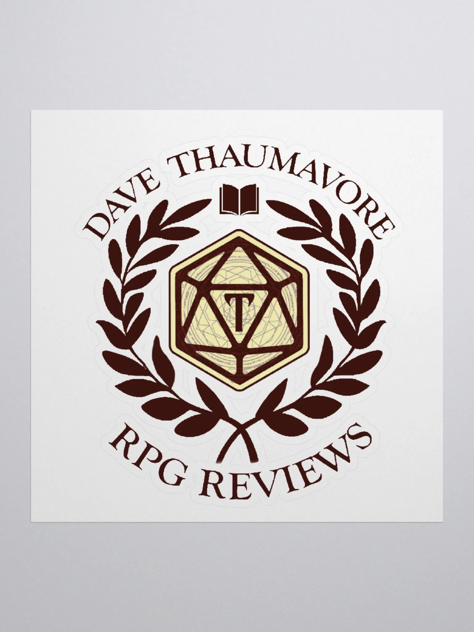 Collegiate Thaumavore logo sticker product image (1)