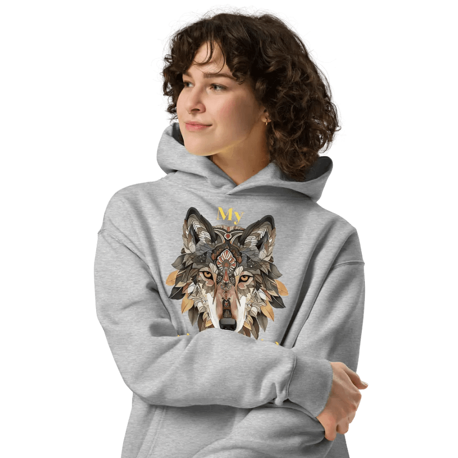 Spirit Wolf Oversized Hoodie product image (31)