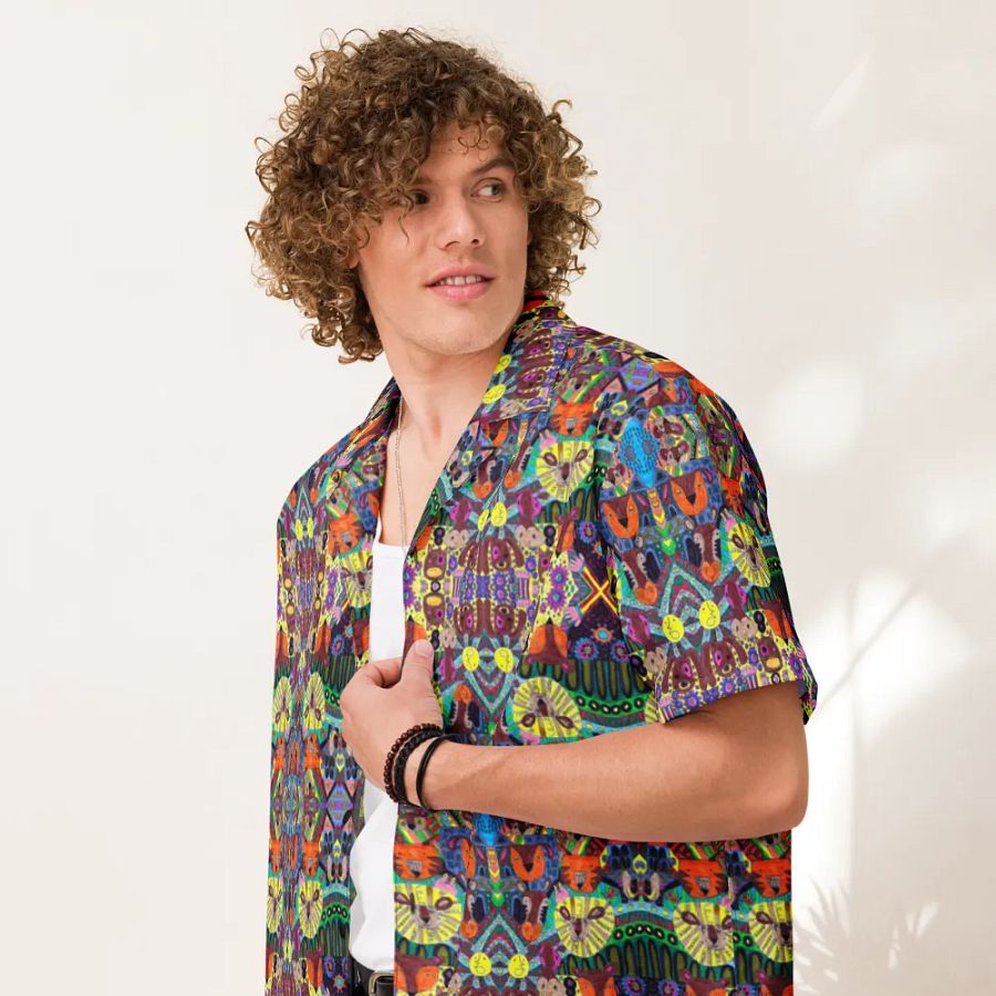 Abstract Doodle Art Animals Unisex Shirt product image (4)