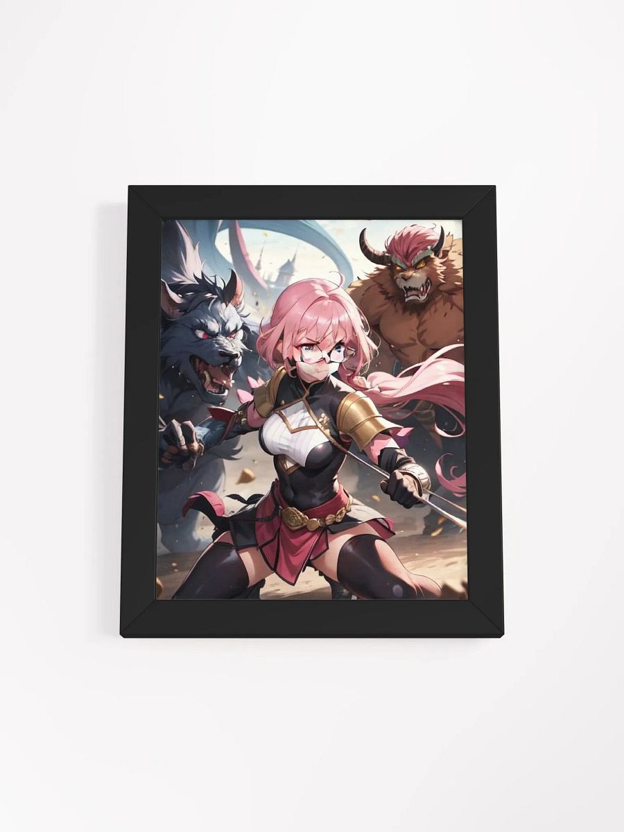 Pink K Warrior Poster w/ Frame product image (1)