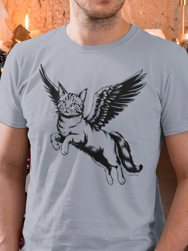 Flying Cat T-Shirt product image (1)
