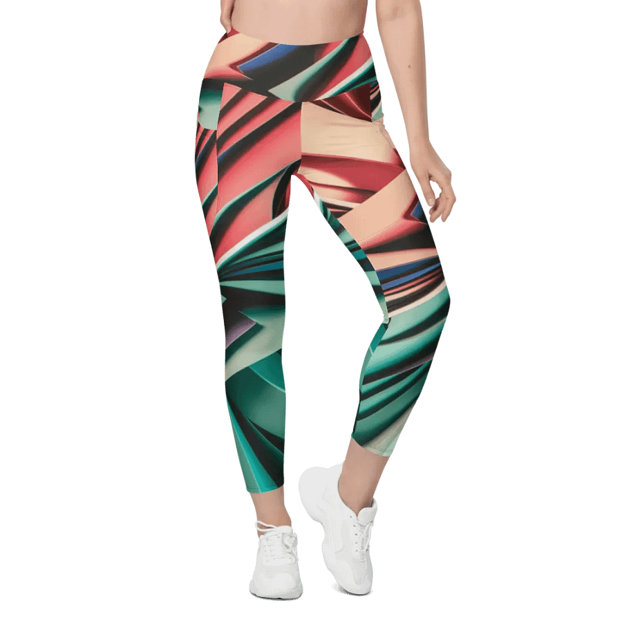 TDS Music Leggings with Pockets in Abstract Geometric Print (2XS-6XL) product image (4)