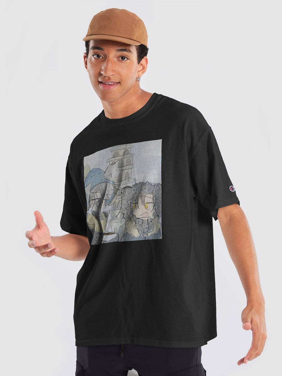 Grey hound and the black-coated retriever Vacation T-shirt product image (8)