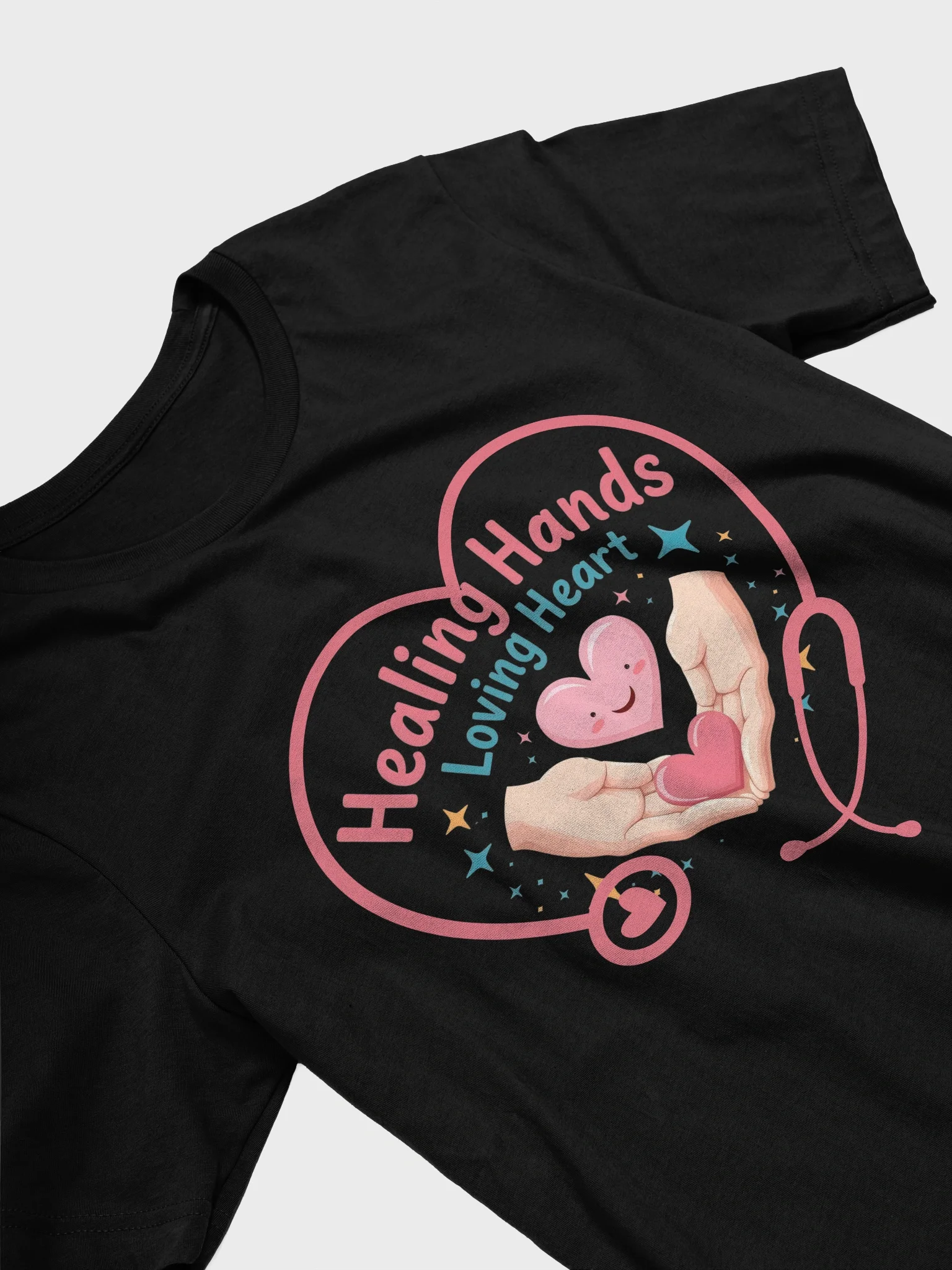 Healing Hearts, Stethoscope heart T-shirt product image (63)