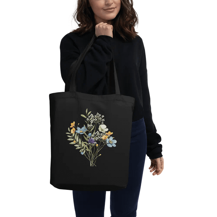 Everyday Tote wildflowers design product image (2)