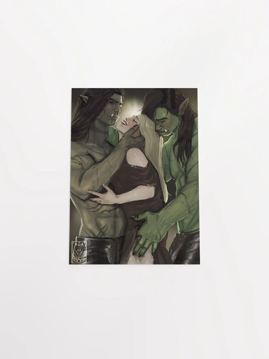 The Maid and the Orcs Art Print, by Skemz product image (4)
