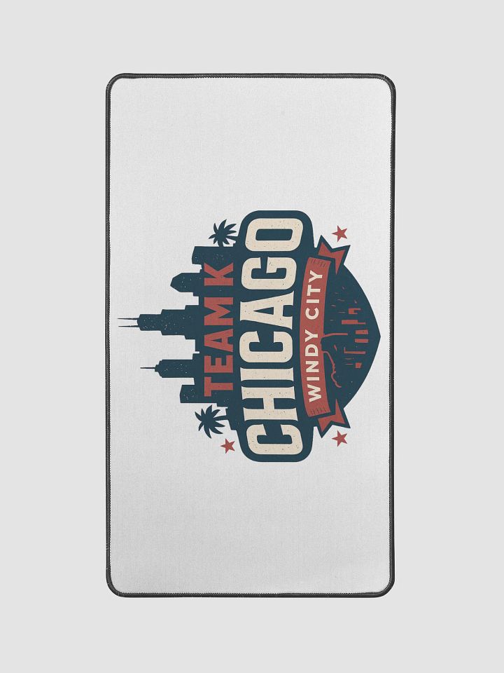 Team K Chicago Desk Mat 12" x 22" product image (1)