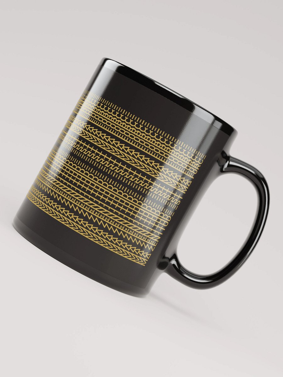 Mug Noir Codé Zen Doré - Ma Zénitude est ma Force - Cadeau Chic product image (4)