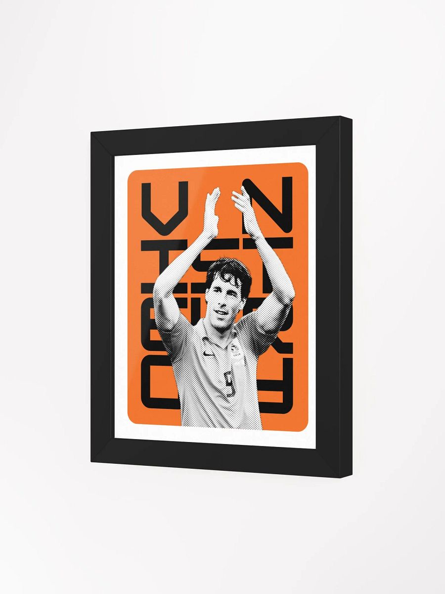 Ruud van Nistelrooy BW Netherlands Name Art Framed Print product image (4)