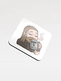 White Coaster - Coffee Emote product image (1)