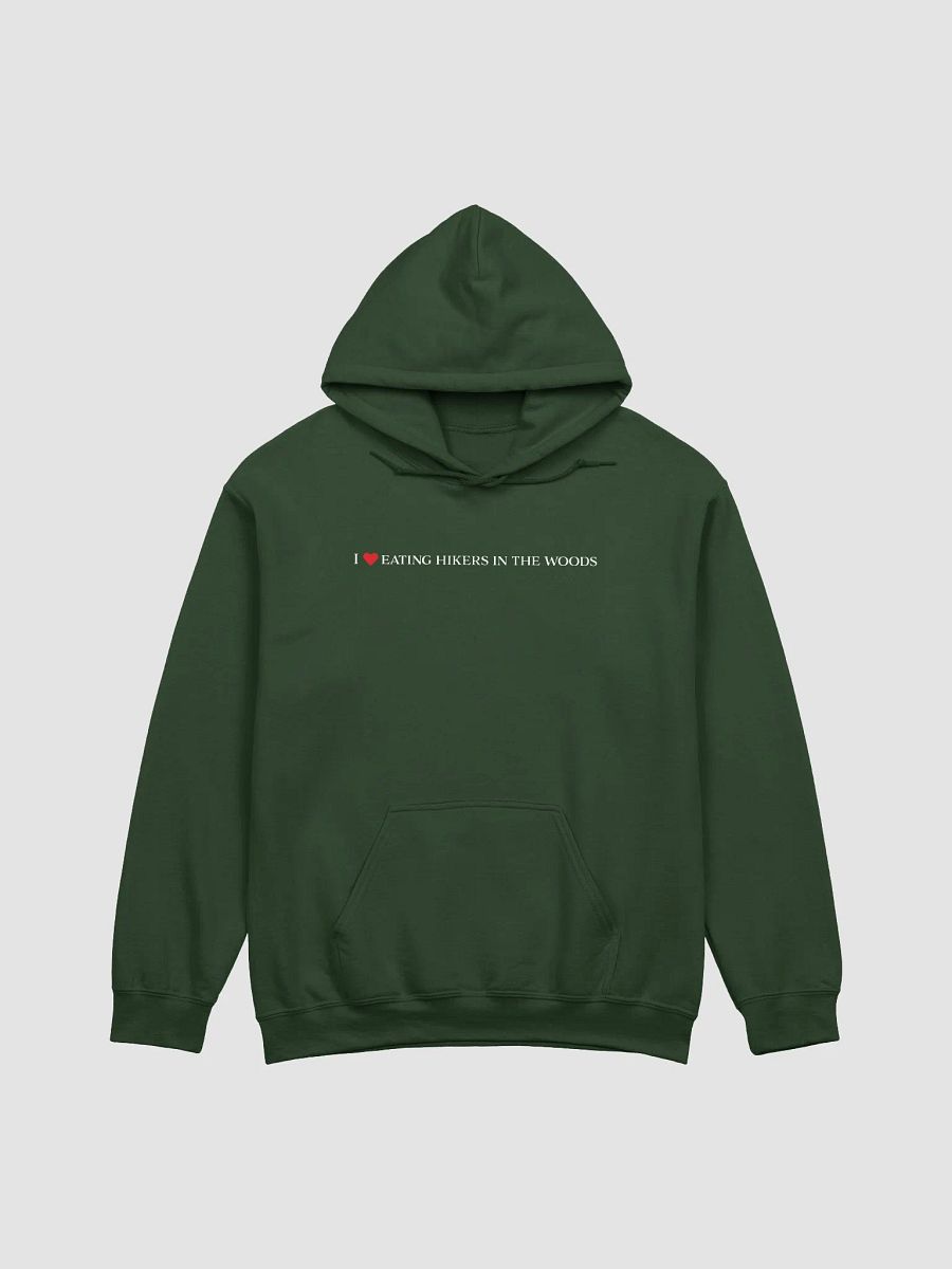 'I <3 Eating Hikers In The Woods' Hoodie (Dark Colours) (colour options available) product image (1)