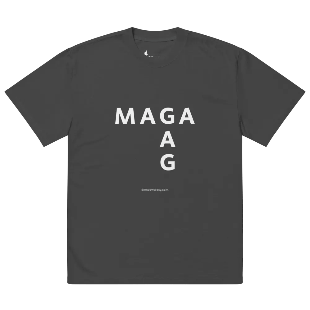 MAGA GAG Oversized Faded Tee product image (7)